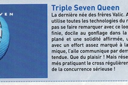 Parapente Mag commenting on Queen paraglider