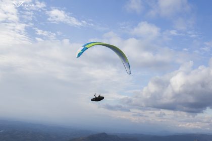 Alex Happacher leading the paragliding XContest in Italy