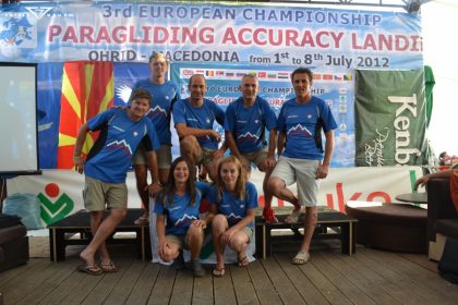 Paragliding Accuracy Team Slovenia new European Champions