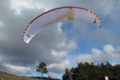 Test fly ROOK paraglider at Winter Cup Finals